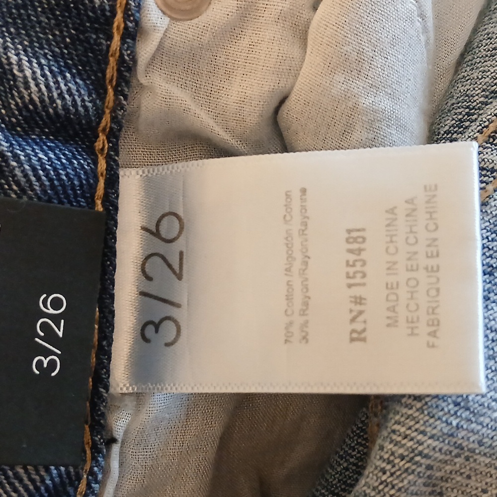 Simple Society Jeans Straight Super High Rise Size 3 vintage look - Picture 8 of 9